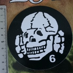 Sticker - Totenkopf6 - Black