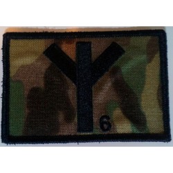 Patch - Camouflage Rectangle - Totenkopf6/Whiphand6/Liferune6/III6